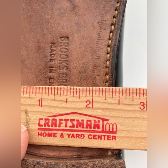 Vintage Brooks Brothers Shoe Tree Insert Men’s Brown Cedar Wood Dress Shoe - Picture 9 of 9